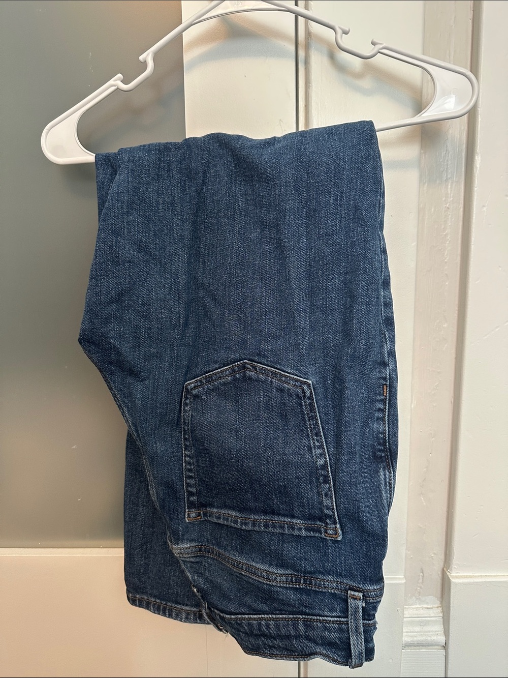 Old Navy Curvy Sky Hi Straight Jeans